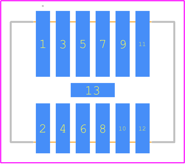 2011972120 - Molex PCB footprint - Other - Other - 2011972120-1