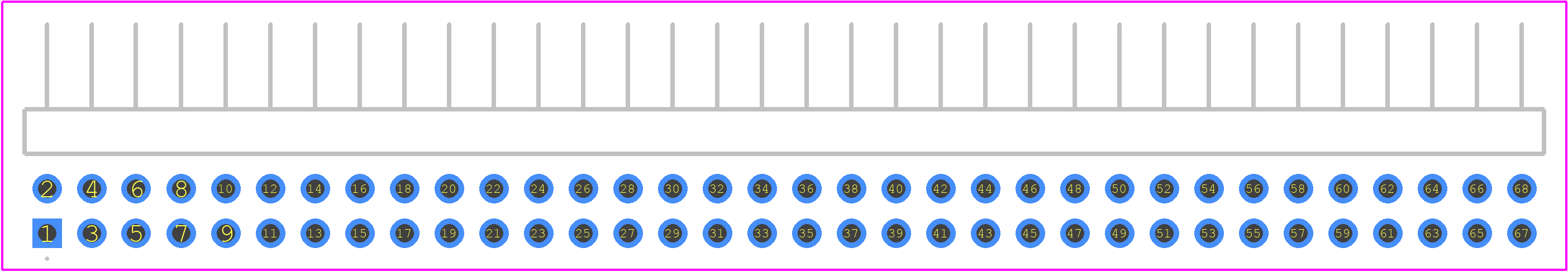 27646802RP2 - NorComp PCB footprint - Other - Other - 27646802RP2-1