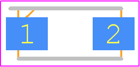 BZG05C62-M3-08 - Vishay PCB footprint - Diodes Moulded - Diodes Moulded - BZG05C62-M3-08
