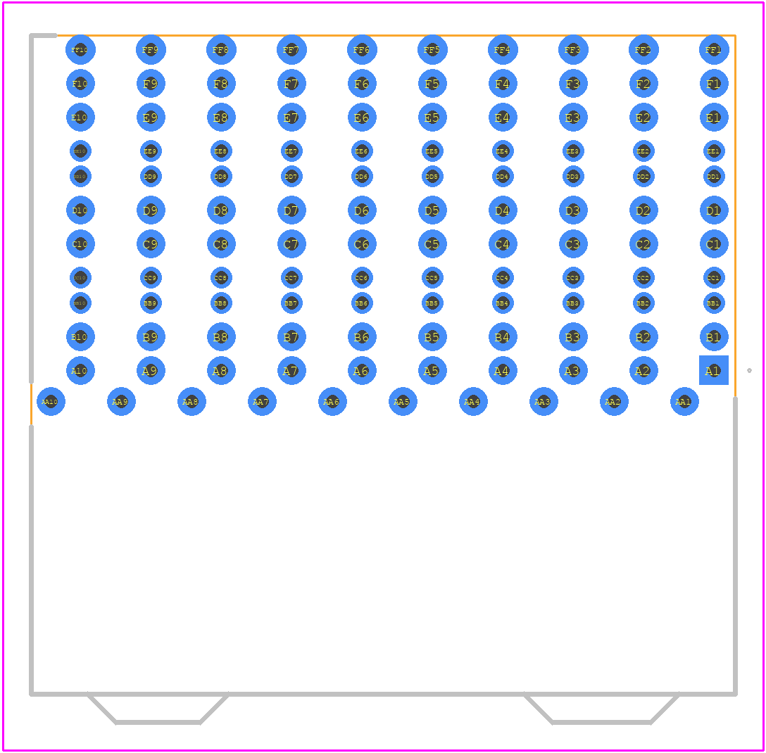 454530 - TE Connectivity PCB footprint - Other - Other - 454530-3