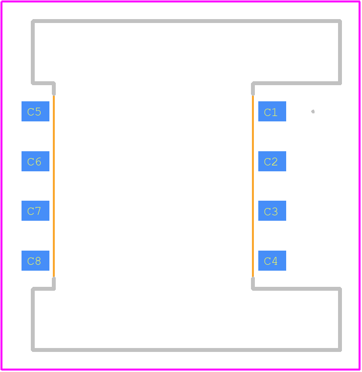 KON-SIM-02 - iqrf PCB footprint - Other - Other - KON-SIM-02-4