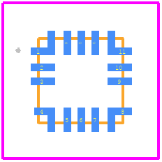 MP1918GQE-P - Monolithic Power Systems (MPS) PCB footprint - Other - Other - QFN-14 (3mmx3mm)
