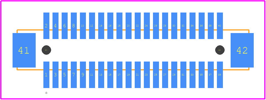 2487877-4 - TE Connectivity PCB footprint - Other - Other - 2487877-4-2