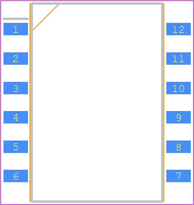 8520 - APITech PCB footprint - Small Outline Packages - Small Outline Packages - SMD-12
