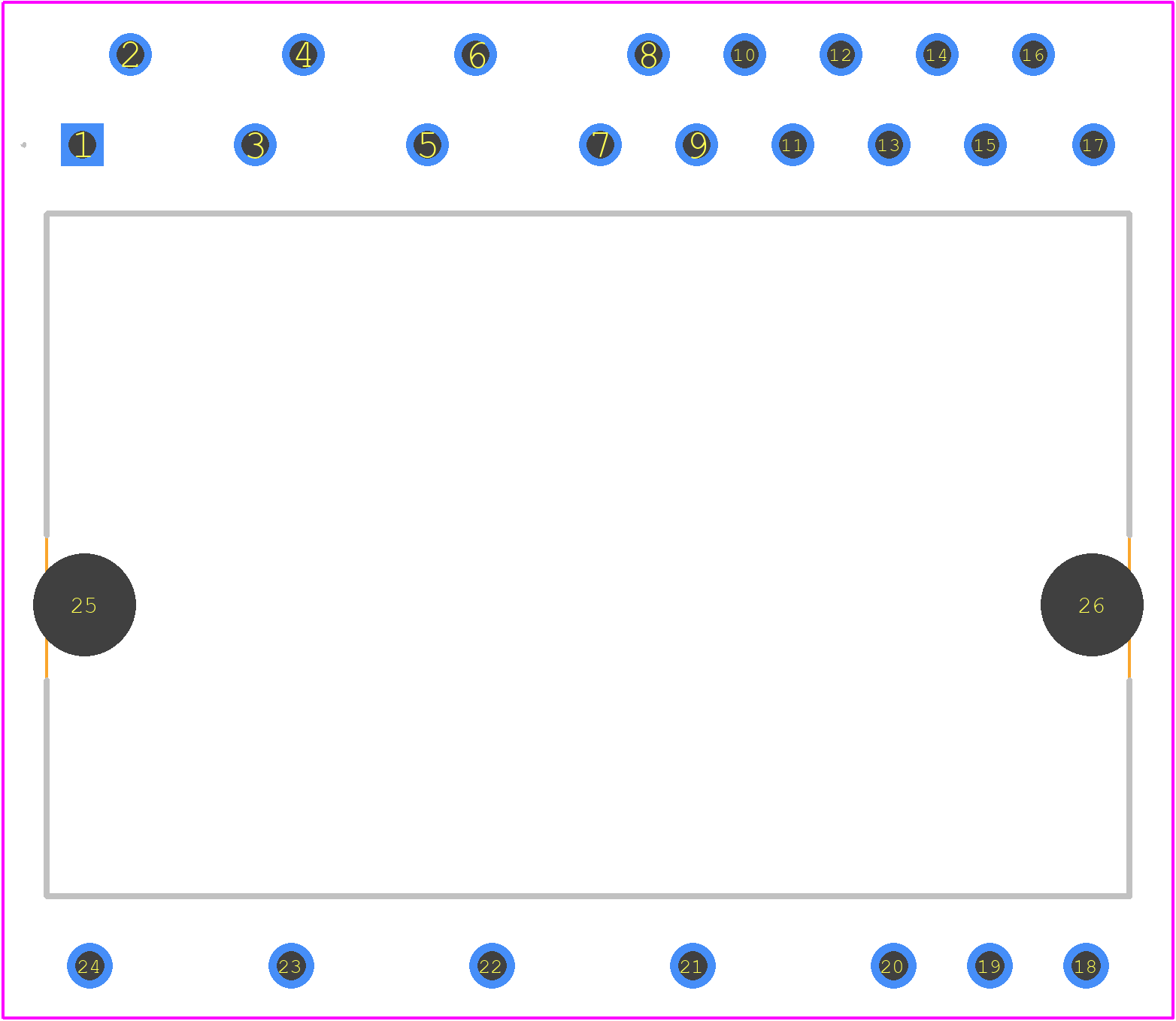 IM12S90EA2XKMA1 - Infineon PCB footprint - Other - Other - DIP 36x23D_2026