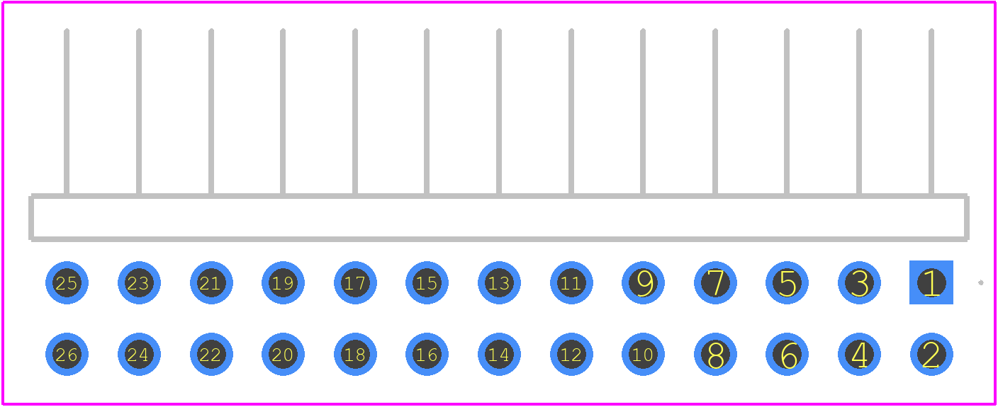 TLW-113-01-L-D-RA - SAMTEC PCB footprint - Other - Other - TLW-113-01-L-D-RA-2