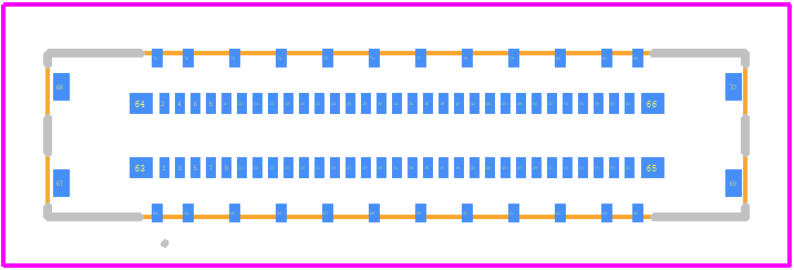20697-062E-01 - I-Pex PCB footprint - Other - Other - 20697-062E-01-2