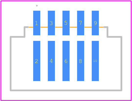 7-2394521-1 - TE Connectivity PCB footprint - Other - Other - 7-2394521-1-1