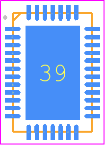 LT3840EUFE#TRPBF - Analog Devices PCB footprint - Quad Flat No-Lead - Quad Flat No-Lead - 38-Lead Plastic QFN (4mm × 6mm)