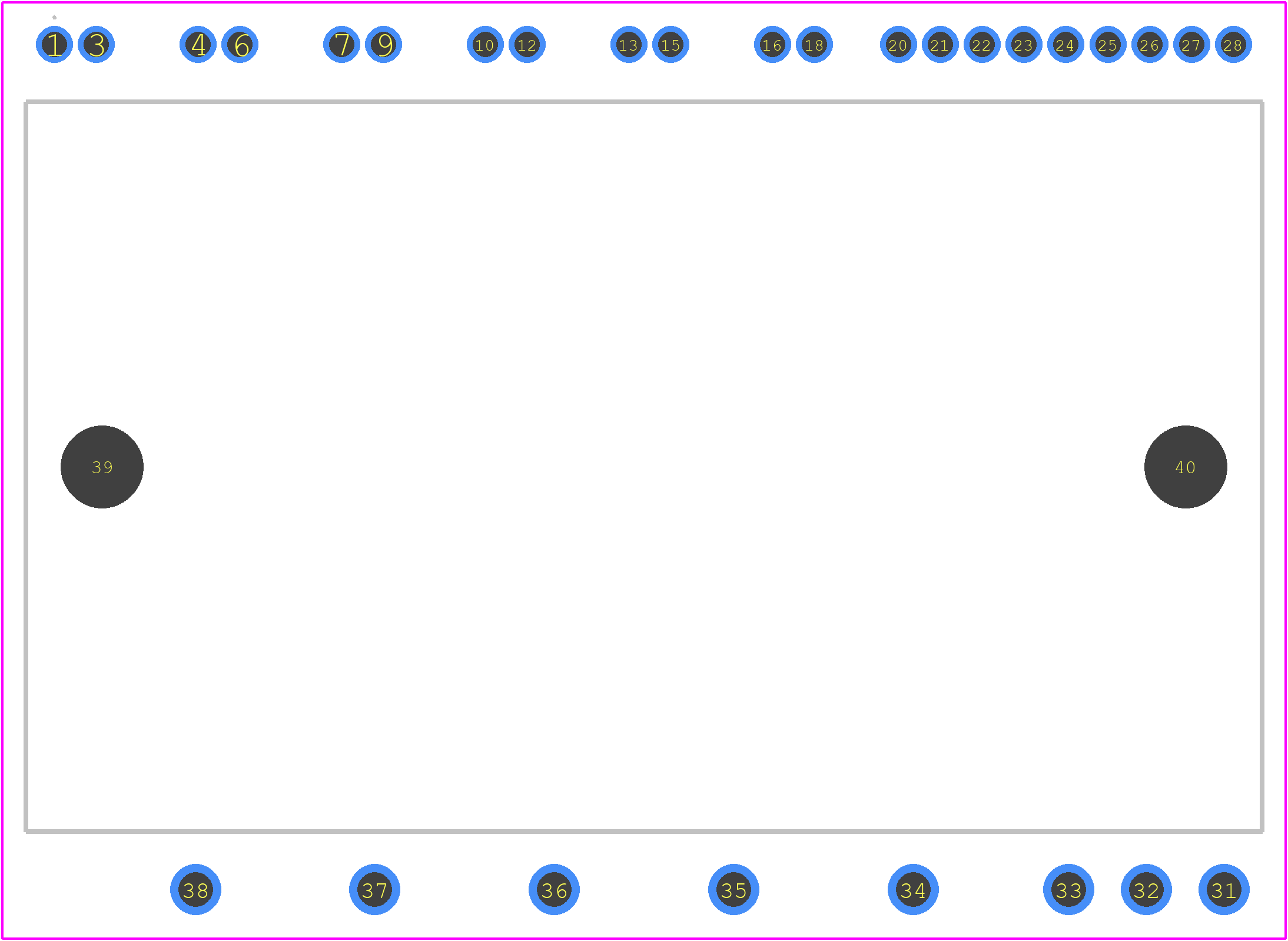 PSS10S73FT - Mitsubishi PCB footprint - Other - Other - dip-29