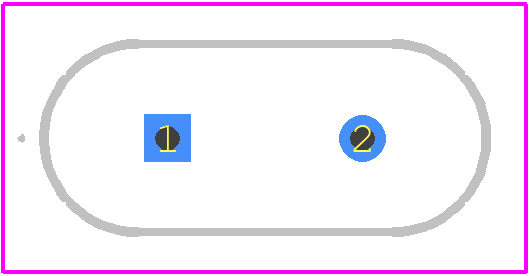 LFXTAL000052B - IQD PCB footprint - Other - Other - LFXTAL000052B-2