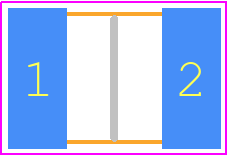 1812J3K00222KXT - Knowles PCB footprint - Capacitor Chip Non-polarised - Capacitor Chip Non-polarised - 1812..