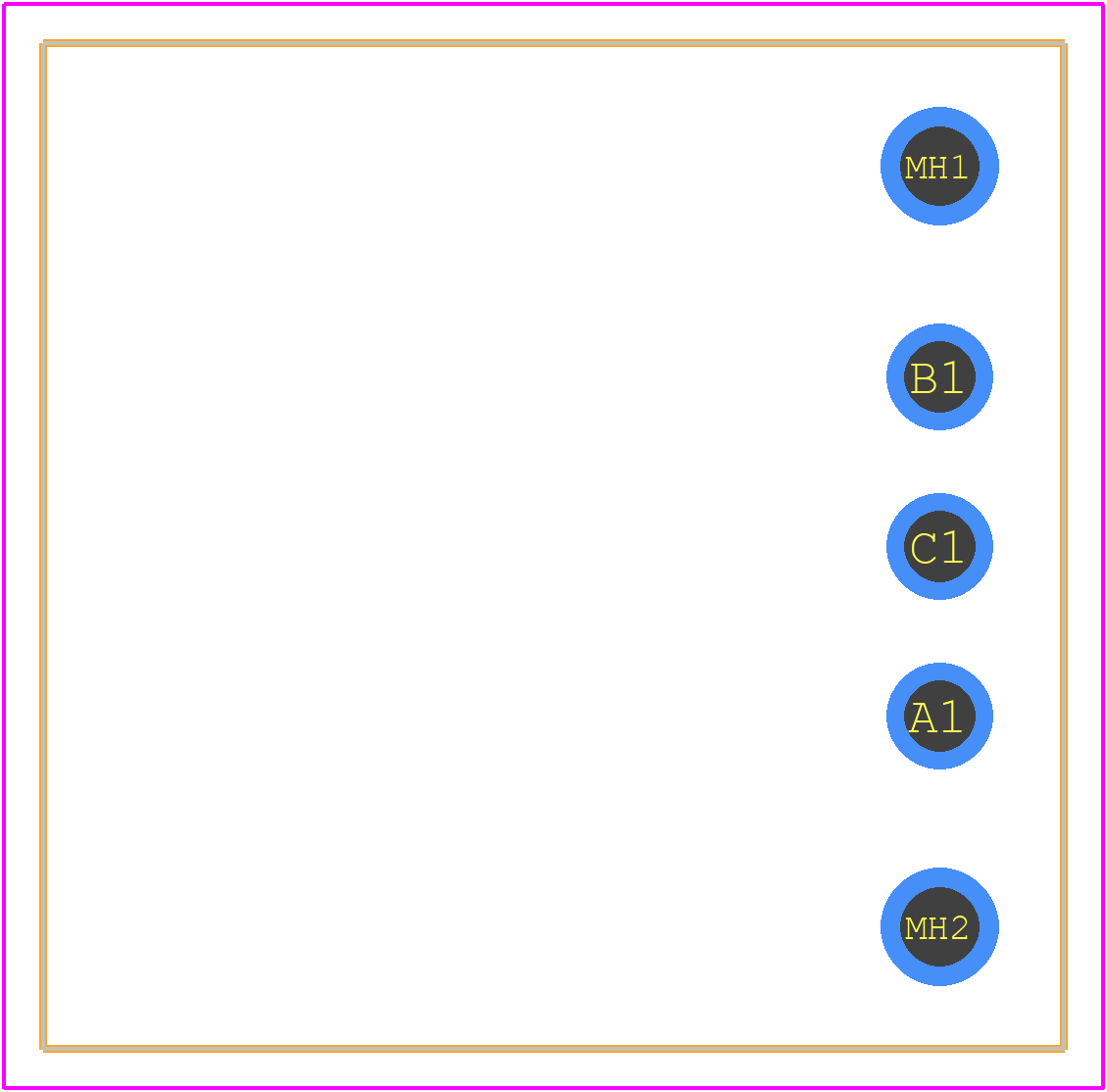 DTF13-3P - TE Connectivity PCB footprint - Other - Other - DTF13-3P-2