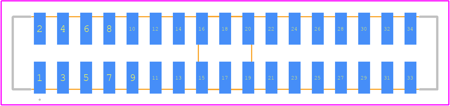 0878323445 - Molex PCB footprint - Other - Other - 0878323445-2