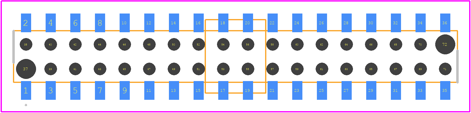 0872633603 - Molex PCB footprint - Other - Other - 0872633603-3