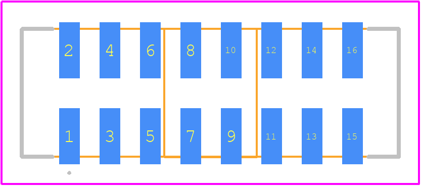0878321645 - Molex PCB footprint - Other - Other - 0878321645-2