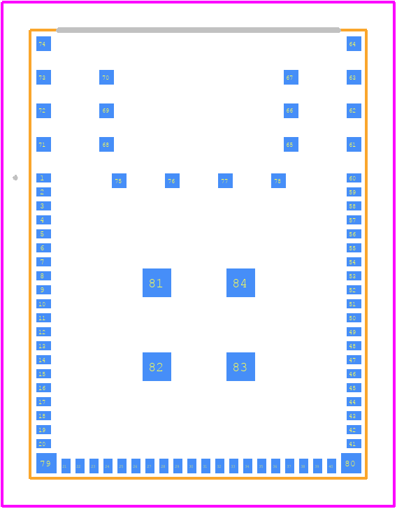 453-00391R - EZURIO PCB footprint - Other - Other - 453-00391R-2
