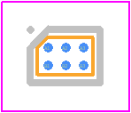 TPCMP511-WLPR - 3Peak Incorporated PCB footprint - BGA - BGA - WLP(WLCsp-A)