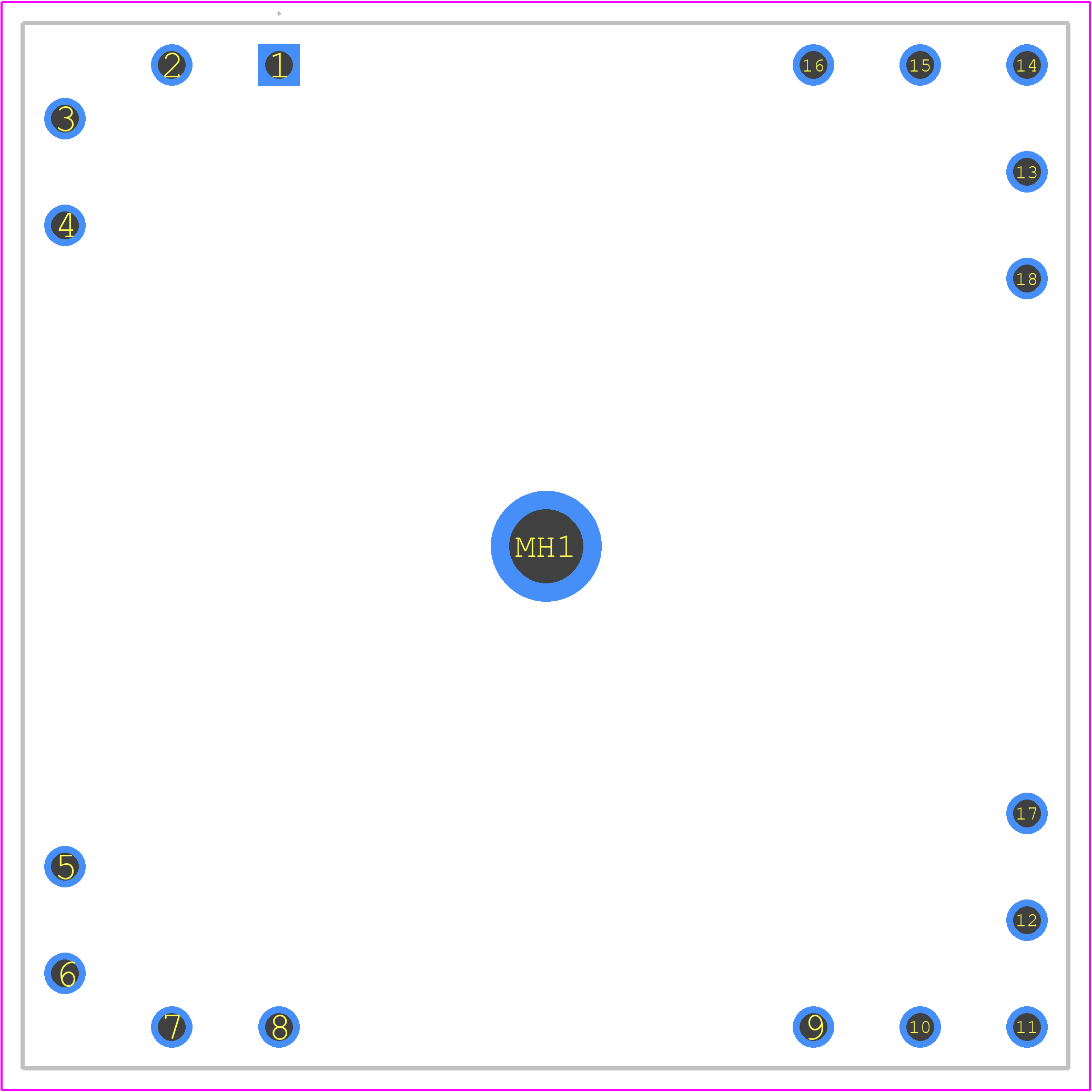 70034K - talema PCB footprint - Other - Other - 70034K-3