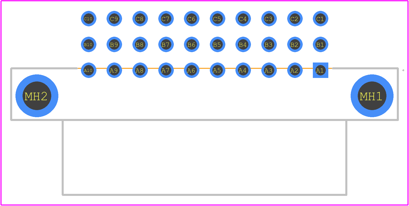 254326 - TE Connectivity PCB footprint - Other - Other - 254326-2