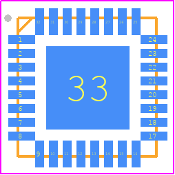 MFBP-00004PSM - Marki Microwave PCB footprint - Quad Flat No-Lead - Quad Flat No-Lead - MFBP-00004PSM
