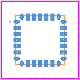 STM8L151G6U7TR - STMicroelectronics PCB footprint - Other - Other - UFQFPN28 - 28-lead, 4 x 4 mm_2022