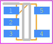 DIO7003HEST5 - DIOO Microcircuits PCB footprint - SOT23 (5-Pin) - SOT23 (5-Pin) - SOT23-5_DIO7003HEST5