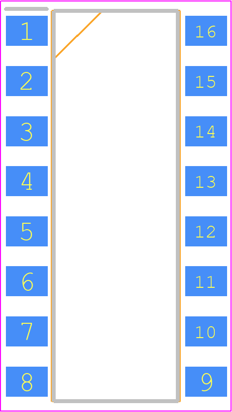 ISQ201XSM - Isocom PCB footprint - Small Outline Packages - Small Outline Packages - ISQ201XSM