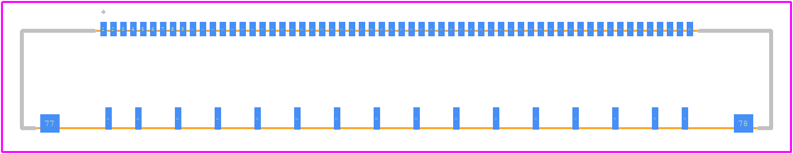 FH63S-60S-0.5SH(01) - Hirose PCB footprint - Other - Other - FH63S-60S-0.5SH(01)-1