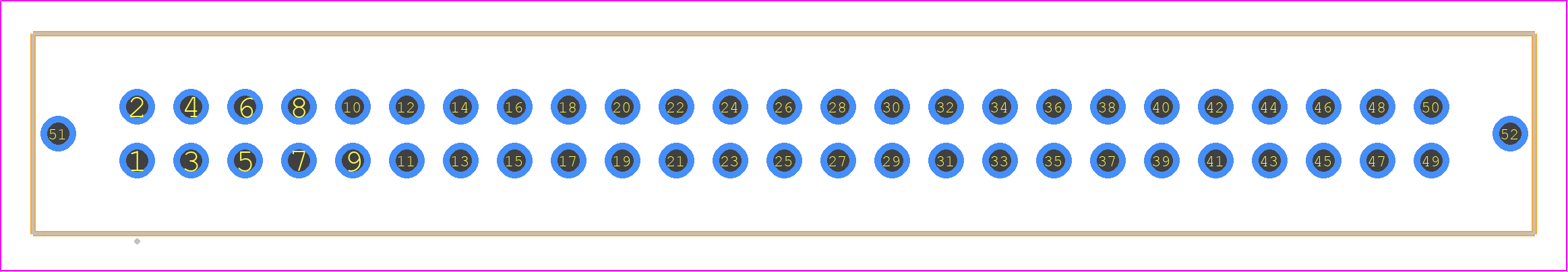 T2M-125-01-L-D-TH-WT - SAMTEC PCB footprint - Other - Other - T2M-125-01-Z-D-TH-WT