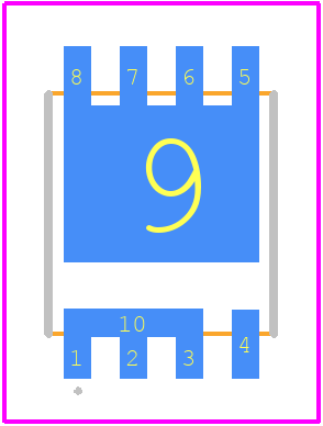 IAUCN04S7N015 - Infineon PCB footprint - Other - Other - PG-TDSON-8-34_1
