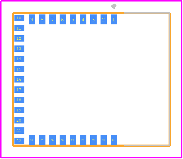 ISM78G1D-L31 - Inventek Systems PCB footprint - Other - Other - ISM78G1D-L31-5