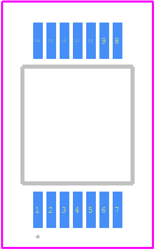 TCIBXTMA1 - Infineon PCB footprint - Other - Other - PG-DSOSP-14-84
