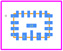 LT83402RUDB#WTRMPBF - Analog Devices PCB footprint - Other - Other - Tiny 15-Lead 3mm × 2mm LFCSP (CP-15-1)