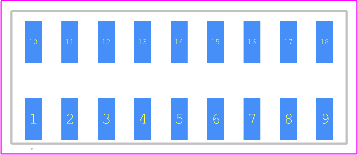 1473390000 - Weidmüller PCB footprint - Other - Other - 1473390000-2