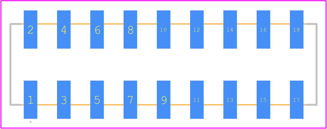 1250440000 - Weidmüller PCB footprint - Other - Other - 1250440000-1