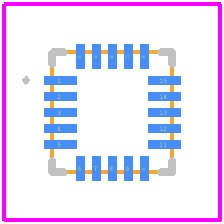 TUSB2E2211005VBWR - Texas Instruments PCB footprint - Other - Other - VBW0020A
