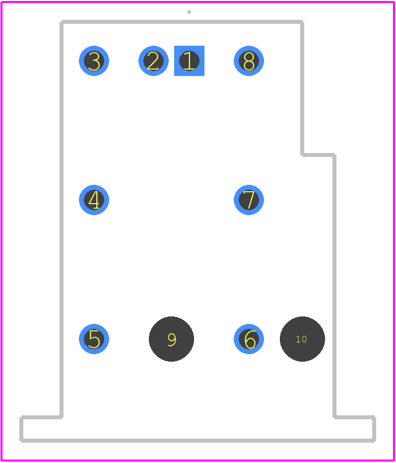 9-2304372-9 - TE Connectivity PCB footprint - Other - Other - 9-2304372-9-12