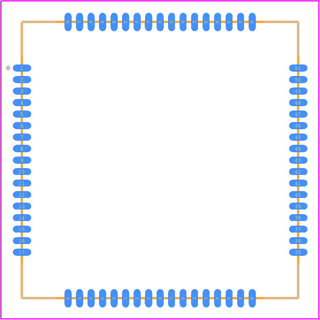 GSM808 - SIMCOM PCB footprint - Other - Other - GSM808-3