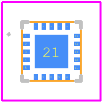 QPC6188TR7 - Qorvo PCB footprint - Other - Other - 20 Pin 3 x 3 mm leadless SMT