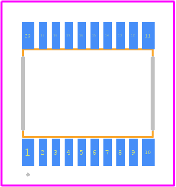 74CBTLV3245PW/GJ - Nexperia PCB footprint - Other - Other - SOT360-1_2026-1.15