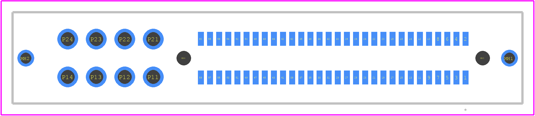 HSEC8-130-01-L-PV-2-1-WT - SAMTEC PCB footprint - Other - Other - HSEC8-130-01-L-PV-2-1-WT-2