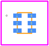 BAL-UWB-01E3 - STMicroelectronics PCB footprint - Other - Other - Bumpless CSP