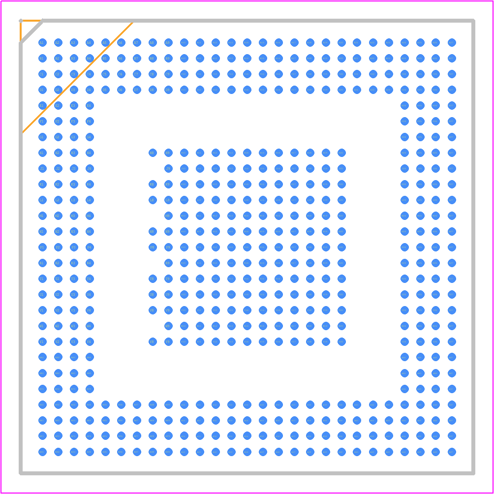 RTL9303-CG - Realtek PCB footprint - BGA - BGA - EDHS-PBGA533..
