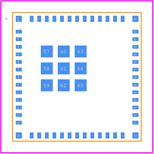 CC3351MODENIAMOZR - Texas Instruments PCB footprint - Other - Other - MOZ0065A