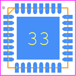 MMIQ-0205HSM-2 - Marki Microwave PCB footprint - Quad Flat No-Lead - Quad Flat No-Lead - DFN