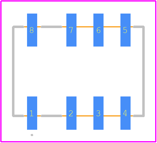 AGQ20TA03X - Panasonic PCB footprint - Other - Other - 10.6mm x 72mm 5.4mm