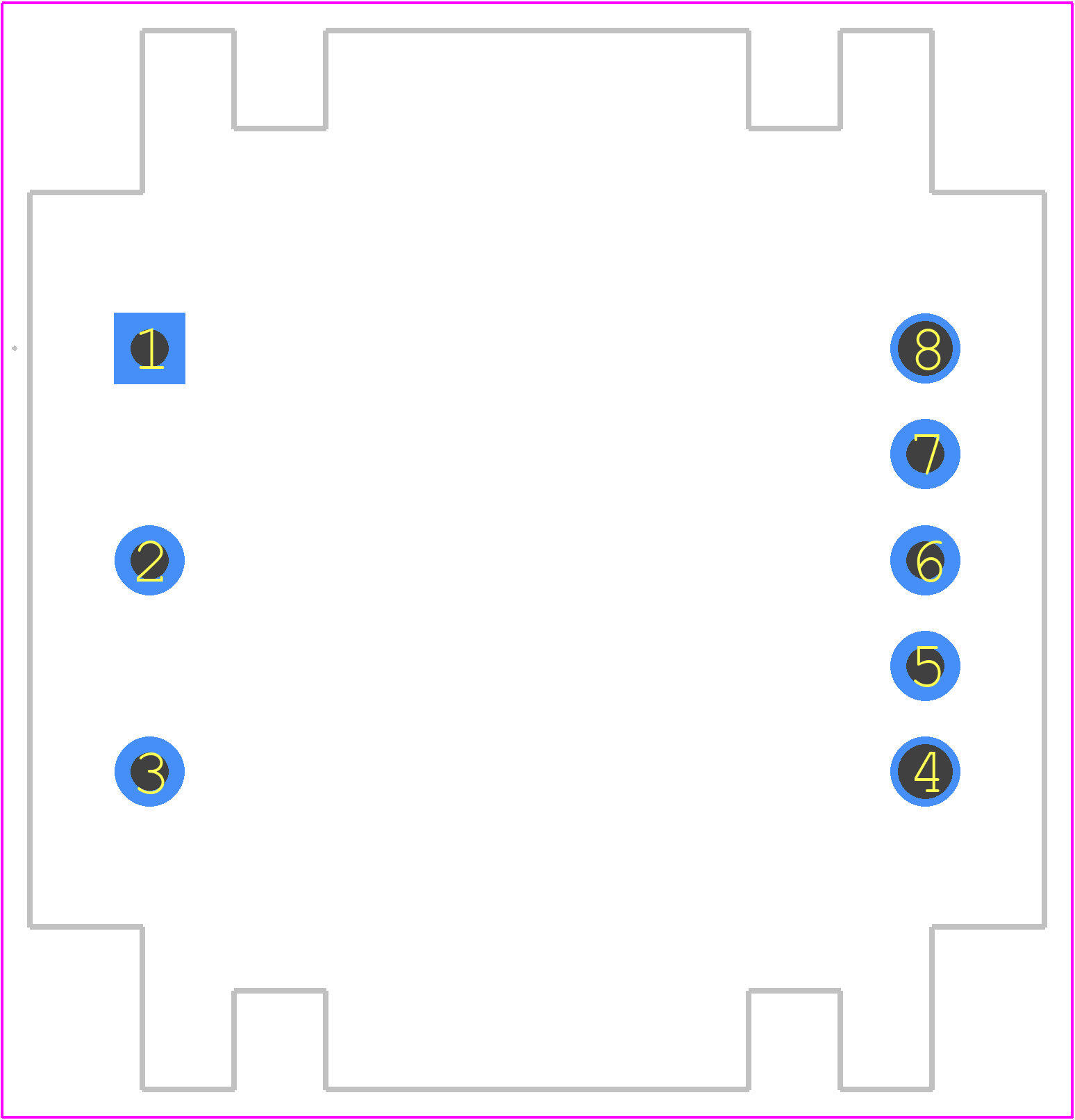 24QS5.50SBM - CALEX PCB footprint - Other - Other - 24QS5.50SBM-1
