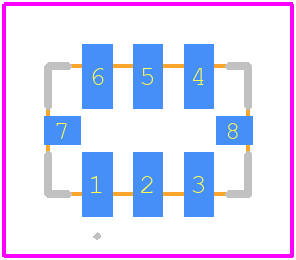 544BCJB002155BBG - Skyworks PCB footprint - Other - Other - 3.2x5 mm-2