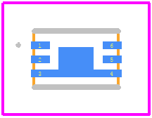 AW86561DNR - AWINIC PCB footprint - Other - Other - DFN6 